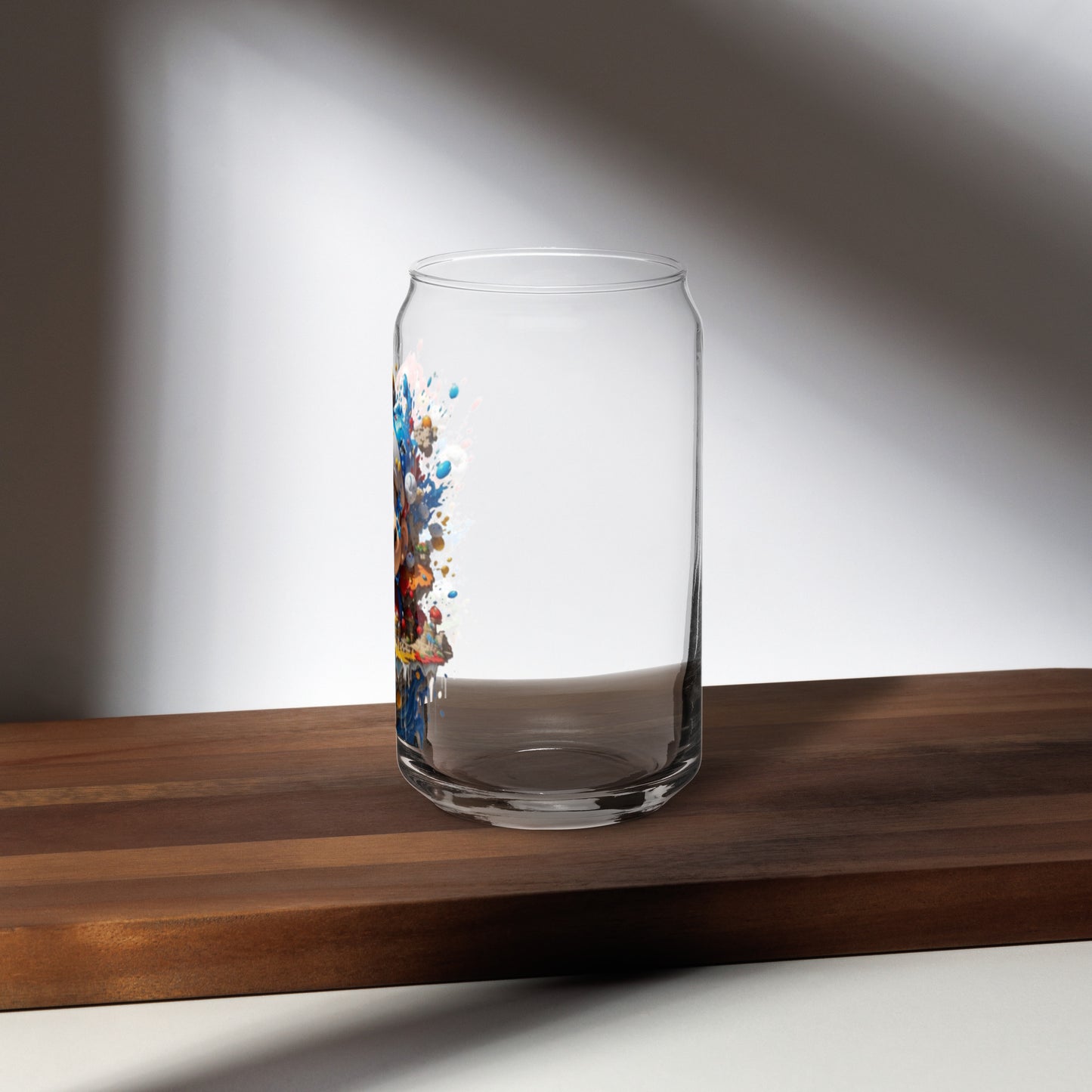 Can-shaped glass