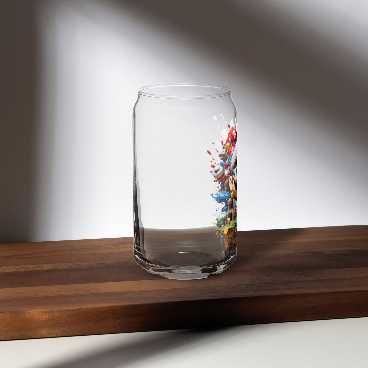 Can-shaped glass